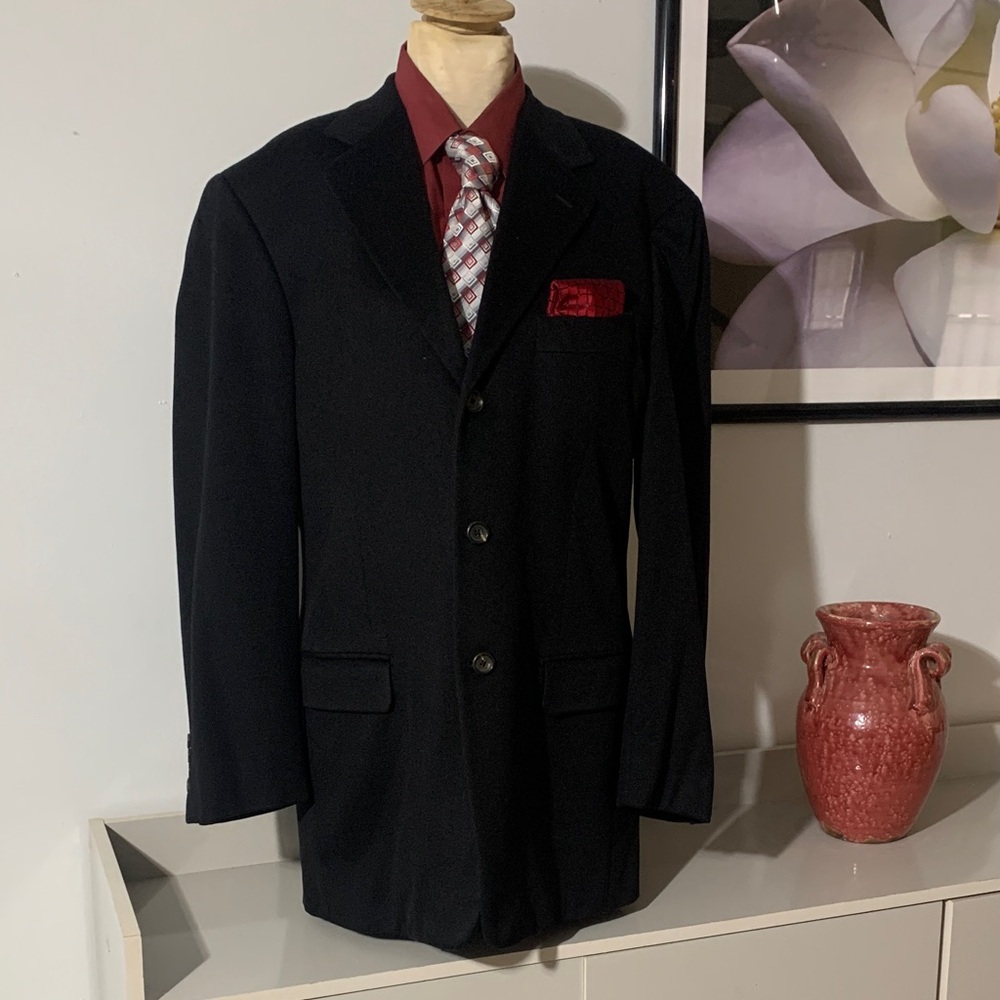 Loro Piana x Pal Zileri Cashmere Classic Black Men's Blazer